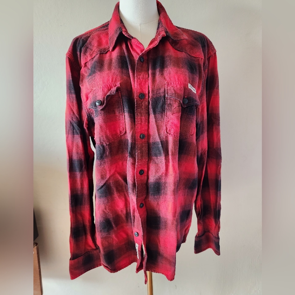 Lucky Brand plaid shirt Woman Large